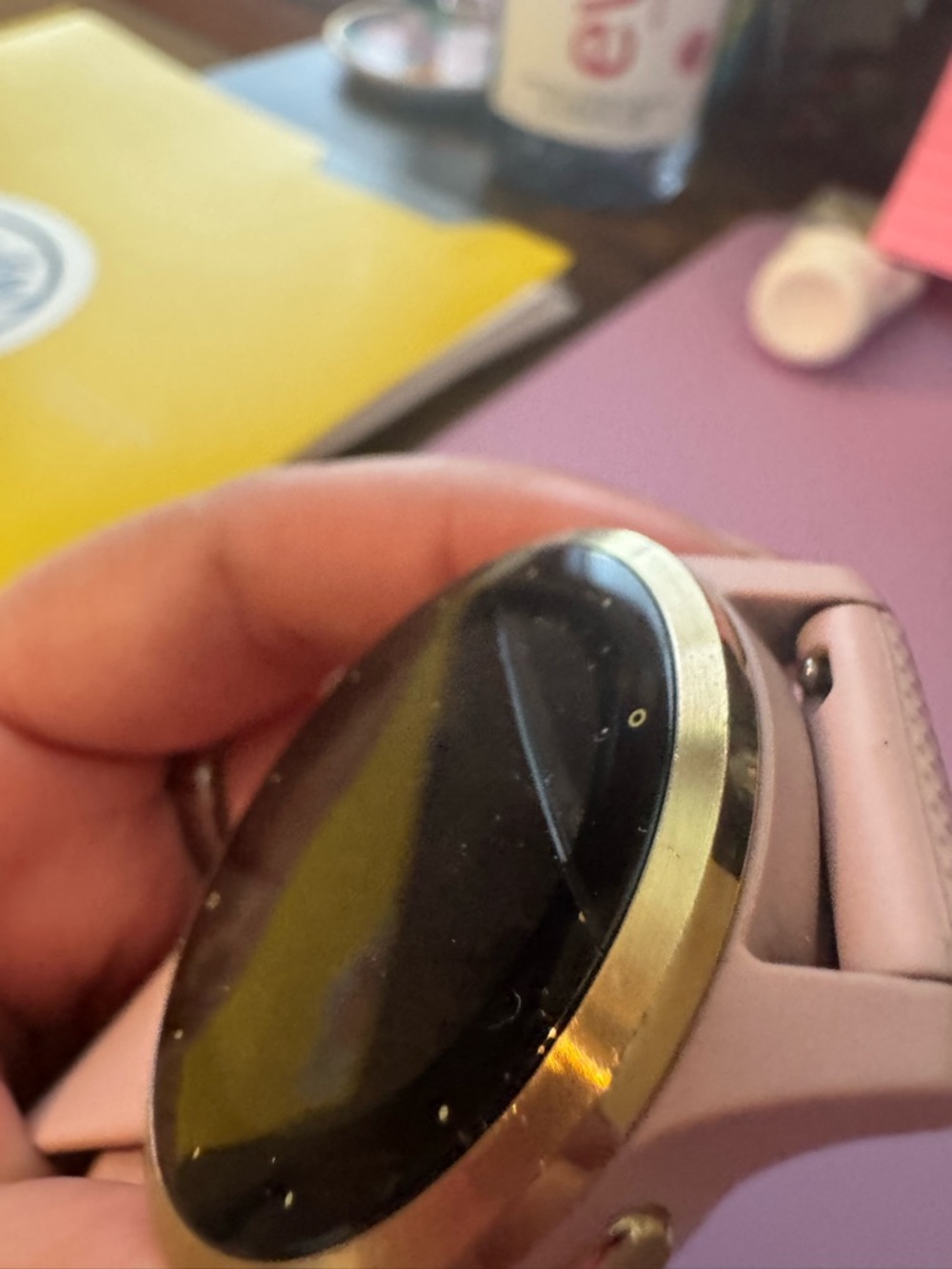 Garmin Vivoactive 4 Pink Silicone Band Smartwatch - Picture 3 of 6